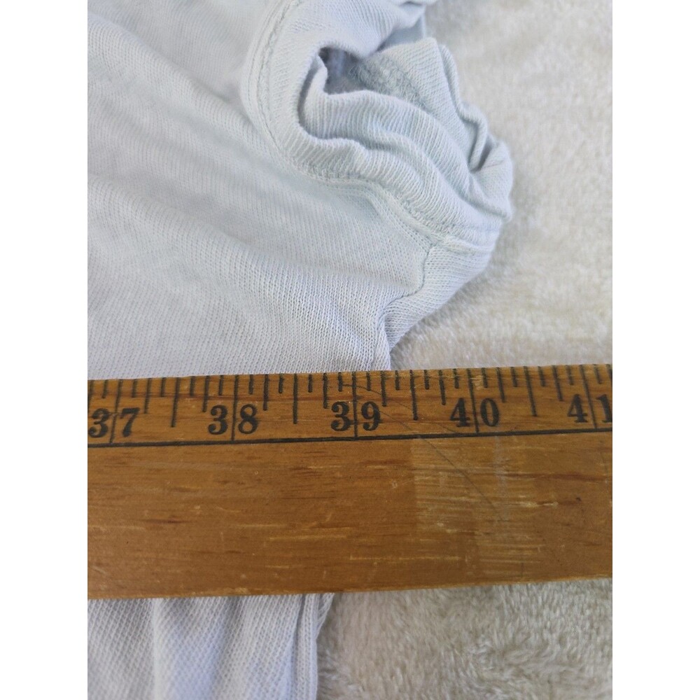 Torrid Festi Crop Size 2 Oversized T-Shirt Raw Hem (Very Light Blue) Cap Sleeve - Picture 7 of 9